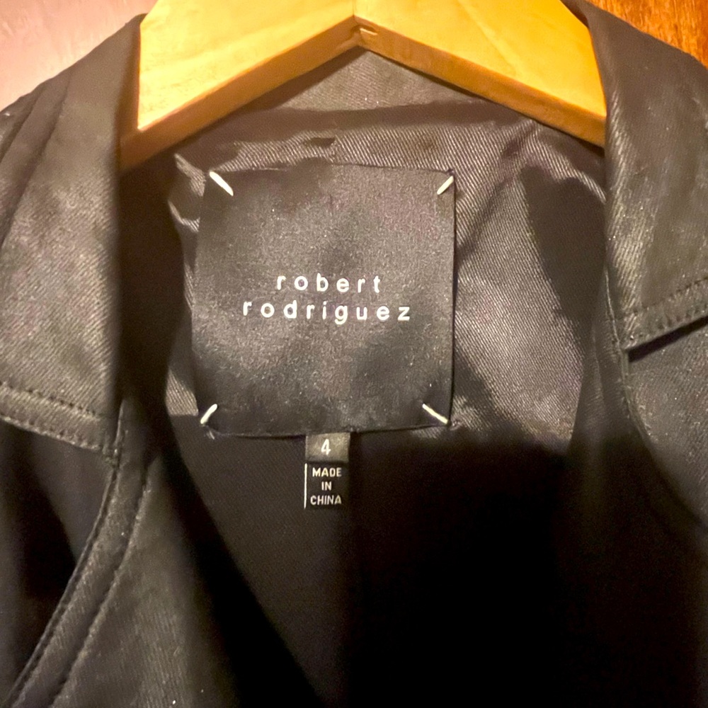 Robert Rodriguez Mixed Media Leather Jacket - Picture 4 of 7